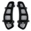 Glove box net panel set -MOTO NOSTRA, CNC, black mat- Vespa GT 250 (ZAPM45102), Vespa GT L 125 (ZAPM31100, ZAPM31101), Vespa GT L 200 (ZAPM31200), Vespa GTS 125 (ZAPM31300, ZAPMA3100, ZAPMA3200), Vespa GTS 150 (ZAPMA3200, ZAPMA3100), Vespa GTS 250 (ZAPM45 MOTO NOSTRA MOTOVEIKALS 21