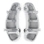 Glove box net panel set -MOTO NOSTRA, CNC, silver- Vespa GT 250 (ZAPM45102), Vespa GT L 125 (ZAPM31100, ZAPM31101), Vespa GT L 200 (ZAPM31200), Vespa GTS 125 (ZAPM31300, ZAPMA3100, ZAPMA3200), Vespa GTS 150 (ZAPMA3200, ZAPMA3100), Vespa GTS 250 (ZAPM45100 MOTO NOSTRA MOTOVEIKALS 21