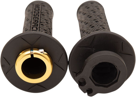 Grip Lock-On Moose Bk/Gd MOOSE RACING HARD-PARTS MOOSE RACING MOTOVEIKALS 21