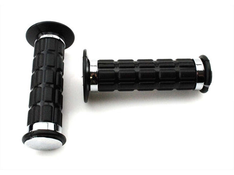 Grip rubber set inner diameter 25/22 mm total length 120mm color black for Simson S50, S51, S70, SR50, SR80 DIVERSE / IMPORT MOTOVEIKALS 21