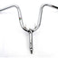 Handlebar chrome 580mm wide 200mm high for Piaggio Boxer moped, moped DIVERSE / IMPORT MOTOVEIKALS 21