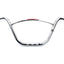 Handlebar chrome wide 810mm height 220mm for Zündapp, Kreidler, Hercules, Puch, KTM, DKW, Rixe, Sachs, Simson CUPPINI MOTOVEIKALS 21