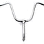 Handlebar chrome width 580mm height 200mm steering shaft tube approx. 21mm for Piaggio Ciao moped DIVERSE / IMPORT MOTOVEIKALS 21