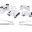 handlebar clamp set chromed for Simson S50, S51, S70 DIVERSE / IMPORT MOTOVEIKALS 21