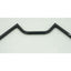 Handlebar RS 550mm wide 100mm high 120mm crank down 80mm outer dimensions mounting surface 40mm inner dimensions 20mm ripple width black for Zündapp, Kreidler, Hercules, Puch, Simson DIVERSE / IMPORT MOTOVEIKALS 21