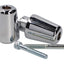handlebar vibration dampers / bar ends chromed for Vespa Primavera, Sprint, 50, 125, 150 BUZZETTI MOTOVEIKALS 21