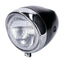 headlight round 130mm housing black with chrome ring for Puch moped OEM STANDARD MOTOVEIKALS 21