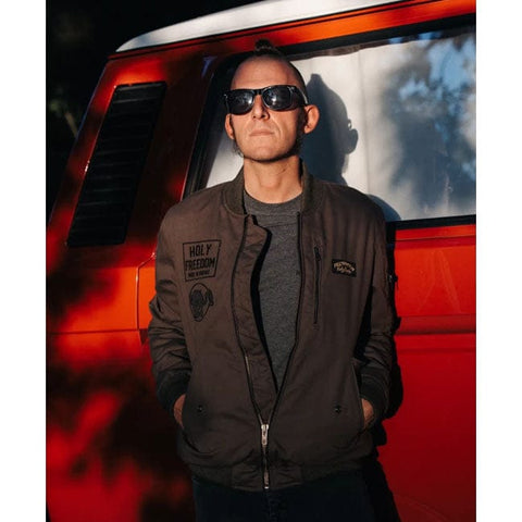 Holy Freedom Bomber jacket khaki HOLY FREEDOM MOTOVEIKALS 21
