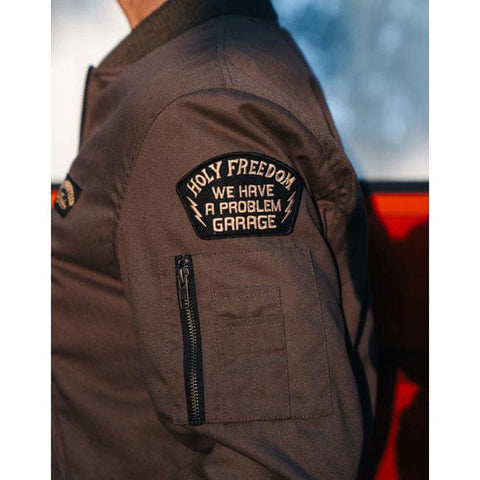 Holy Freedom Bomber jacket khaki HOLY FREEDOM MOTOVEIKALS 21