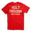 Holy Freedom Crew t-shirt red HOLY FREEDOM MOTOVEIKALS 21