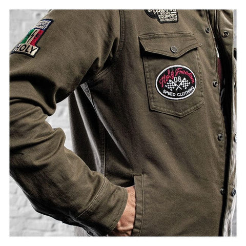 Holy Freedom Lieutenant jacket military green HOLY FREEDOM MOTOVEIKALS 21