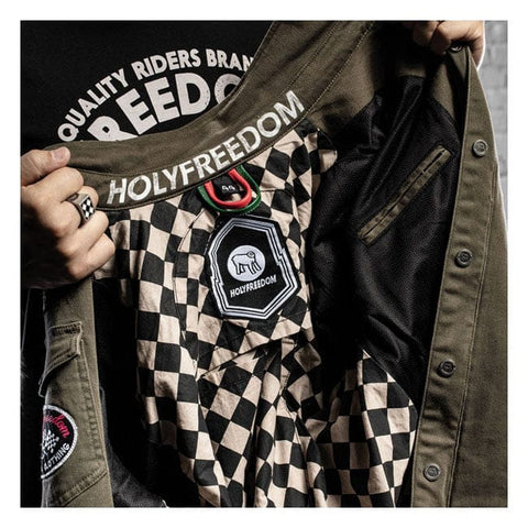 Holy Freedom Lieutenant jacket military green HOLY FREEDOM MOTOVEIKALS 21