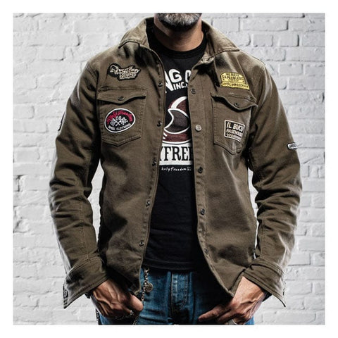 Holy Freedom Lieutenant jacket military green HOLY FREEDOM MOTOVEIKALS 21