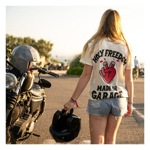 Holy Freedom Mamatee t-shirt off-white HOLY FREEDOM MOTOVEIKALS 21