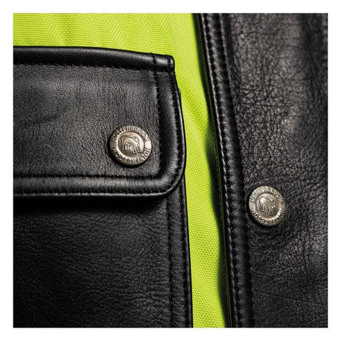 Holy Freedom Quattro Vision leather jacket black/fluo yellow HOLY FREEDOM MOTOVEIKALS 21