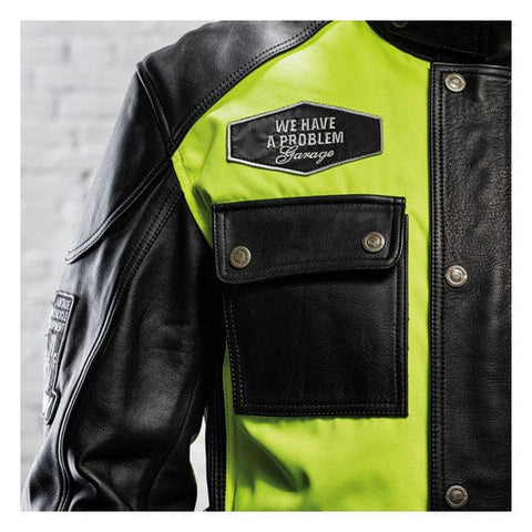 Holy Freedom Quattro Vision leather jacket black/fluo yellow HOLY FREEDOM MOTOVEIKALS 21