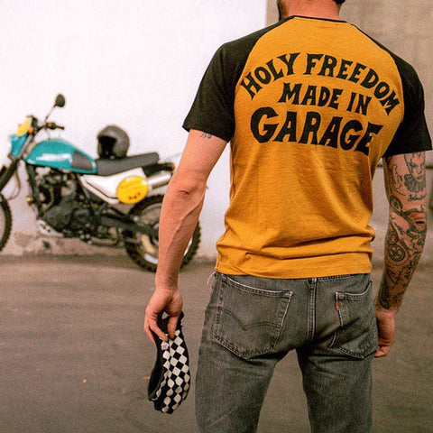 Holy Freedom Shoeles Joe t-shirt yellow HOLY FREEDOM MOTOVEIKALS 21