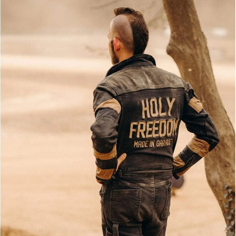Holy Freedom Tutonero overall black/white HOLY FREEDOM MOTOVEIKALS 21