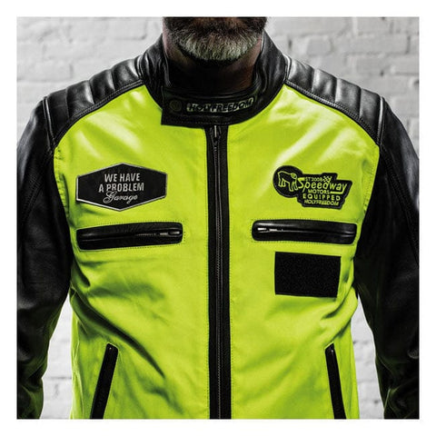 Holy Freedom Zero Vision leather jacket black/fluo yellow "S" HOLY FREEDOM MOTOVEIKALS 21