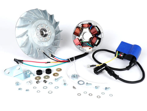 Ignition -BGM PRO 12V Touring - Conversion to electronic ignition - Vespa P80X, P125X, P200E (1977-1983, models with indicators, voltage regulator and battery) - P80X, PX80E (V8X1T), P125X (VNX1T), PX125E (VNX2T), P150X/PX150E (VLX1T), P150S (VBX1T), P200 BGM PRO MOTOVEIKALS 21