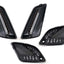 Indicator set front + rear -MOTO NOSTRA (2014-2018) dynamic LED sequential light, front with day time running light and rear with position light (E-mark)- Vespa GT, GTL, GTV, GTS 125-300 - smoked MOTO NOSTRA MOTOVEIKALS 21