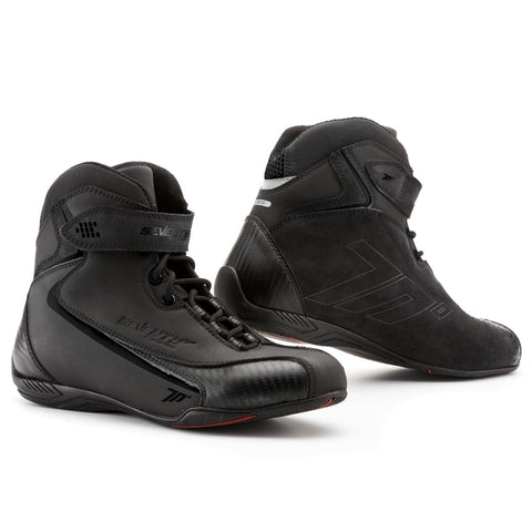 Īsie moto zābaki 70Degrees BC6 unisex black 45 70 DEGREES MOTOVEIKALS 21