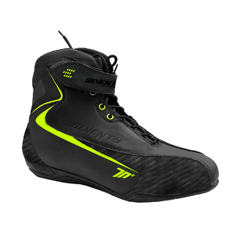Īsie moto zābaki 70Degrees BC6 unisex black/fluor yellow 37 70 DEGREES MOTOVEIKALS 21