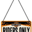 Izkārte Harley Davidson Rider Only 10x20cm NOSTALGIC ART MOTOVEIKALS 21