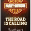 Izkārte Harley Davidson Road is Calling 20 x 30 cm NOSTALGIC ART MOTOVEIKALS 21