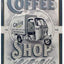 Izkārtne COFFE SHOP 20 x 30 cm NOSTALGIC ART MOTOVEIKALS 21