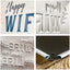 Izkārtne Happy WiFe Happy Life 15 x 20 cm NOSTALGIC ART MOTOVEIKALS 21