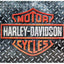 Izkārtne Harley-Davidson DIAMOND PLATE 15x20 NOSTALGIC ART MOTOVEIKALS 21