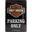 Izkārtne Harley Davidson PARKING ONLY 20 x 30 NOSTALGIC ART MOTOVEIKALS 21
