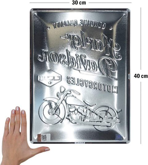 Izkārtne Harley Davidson Retro Timeless Tradition metāla 30cm x 40cm NOSTALGIC ART MOTOVEIKALS 21