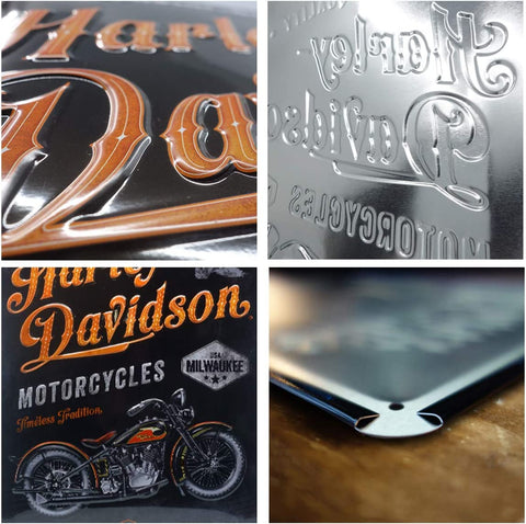Izkārtne Harley Davidson Retro Timeless Tradition metāla 30cm x 40cm NOSTALGIC ART MOTOVEIKALS 21