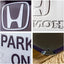 Izkārtne  HONDA PARKING ONLY 15x20cm NOSTALGIC ART MOTOVEIKALS 21