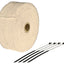 Izplūdes termiskā lente 10M COPPER + 4 stiprinājumi platums: 50mm biezums: 1,5mm SIFAM MOTOVEIKALS 21