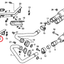 Izpūtēja dekoratīvā uzlika HONDA OEM: 18421-MAA-A01 HONDA OEM MOTOVEIKALS 21