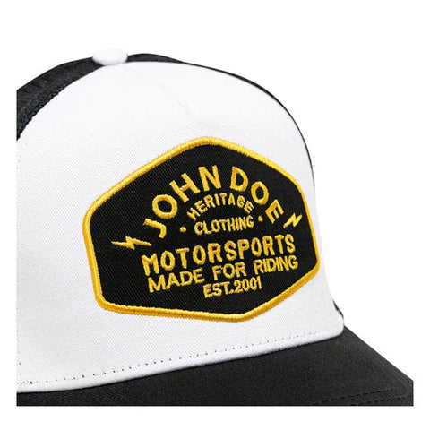 John Doe cap JDM Heritage Black/white/yellow JOHN DOE MOTOVEIKALS 21