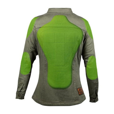 John Doe Motoshirt female XTM© olive JOHN DOE MOTOVEIKALS 21