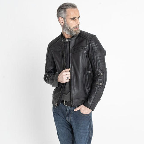 John Doe Technical Leather jacket with XTM black JOHN DOE MOTOVEIKALS 21