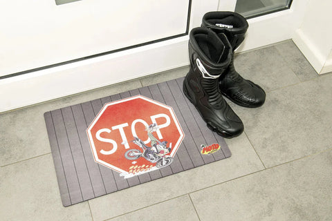 Kājslauķis MOTOmania "Stop" 60x40cm NOSTALGIC ART MOTOVEIKALS 21