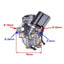 Karburators GY6 50 cc 28 mm REPLICA MOTOVEIKALS 21