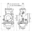 Karburators POLINI CP 19mm 50-70cc čoks-trose POLINI MOTOVEIKALS 21