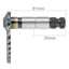 kickstart spindle complete 61mm / 35mm for GY6 50cc, 139QMB 101 OCTANE MOTOVEIKALS 21