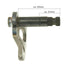 kickstart spindle complete 63mm / 31mm for CPI, Keeway, QJ 101 OCTANE MOTOVEIKALS 21