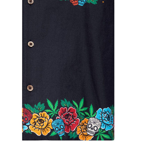 King Kerosin Acapulco hawaii shirt black KING KEROSIN MOTOVEIKALS 21
