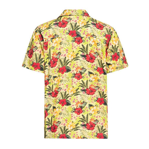 King Kerosin AOP Tropical Hawaiian Style Shirt Blazing Yello KING KEROSIN MOTOVEIKALS 21