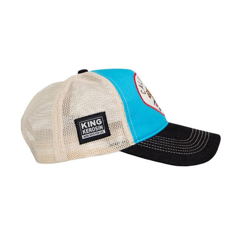 King Kerosin California cap black/blue KING KEROSIN MOTOVEIKALS 21