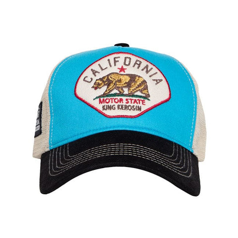 King Kerosin California cap black/blue KING KEROSIN MOTOVEIKALS 21